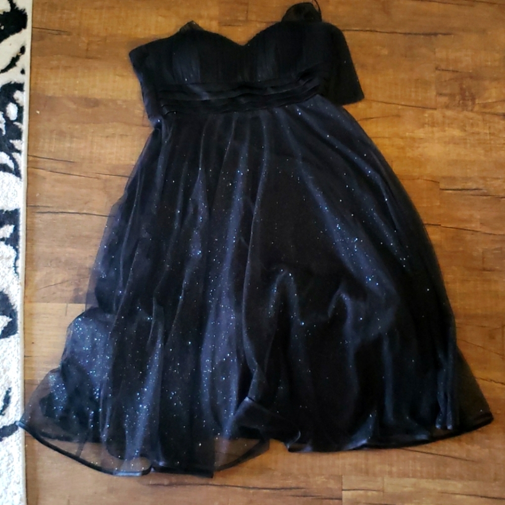 Speechless Black Sparkle Dress